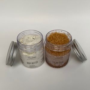Lavender Body Butter and Sugar Scrub Set